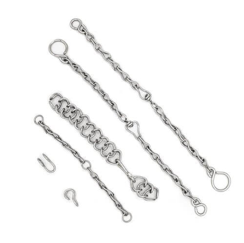 M-Royal Saddles Charro Bit Chains Juego De Cadenillas Completo para Freno Charro