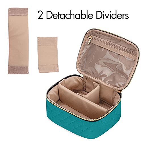 LoDrid Sewing Kit, Portable Flannel Bag with Complete Sewing Supplies for Travel & Home, Sewing Repair Kit Tools for Adults, Kids & Beginners, 24 Color Threads, 30 Needles & Sewing Accessories, Green