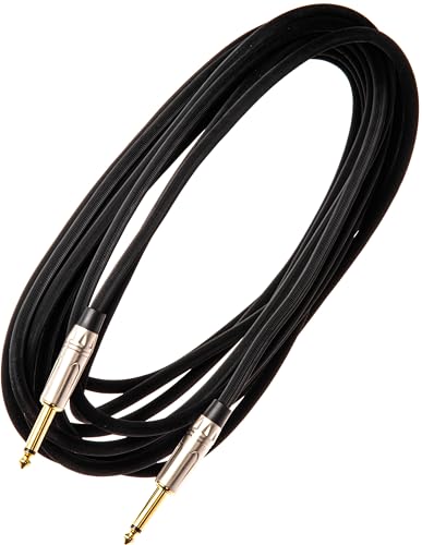 QUIK LOK - JUST/JJ-3 SL, Cable for Musical Instruments JUST Mono Jack/Mono Jack, SL Silver Connectors, Length 3 m, Black - Image 2