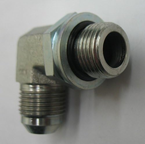 AF 9069-06-16 - 3/8 Male JIC (9/16''-18 Threads) X 16mm x 1.5 Male Metric 90 With O-Ring