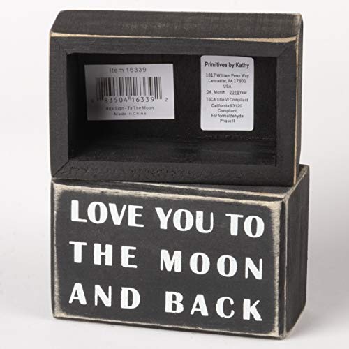 Primitives-by-Kathy-16339-Classic-Box-Sign-4-x-25-to-The-Moon-and-Back Primitives by Kathy 16339 Classic Box Sign 4 x 25 to The Moon and Back