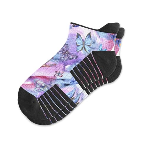 Image of Viasox Ankle Compression Socks for Women & Men, 14 mmHg Support Improves Circulation, Extra Cushioned