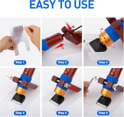 Image of Carpet Trimmer with Shearing Guide, Carpet Shears Comes with 2 Blades, Low Noise Vibration Rug Trimmer, Carpet Carving Clippers for Sculpting Tufting Gun Rug, Clipping（Excluding Oil）