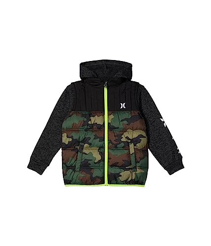 Hurley Boy's Twofer Puffer Jacket (Little Kids)