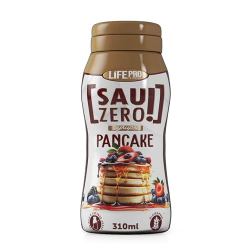 Sauzero Zero Calories Pancake 310Ml | Sirope para aderezar tus recetas | Sabor tortitas