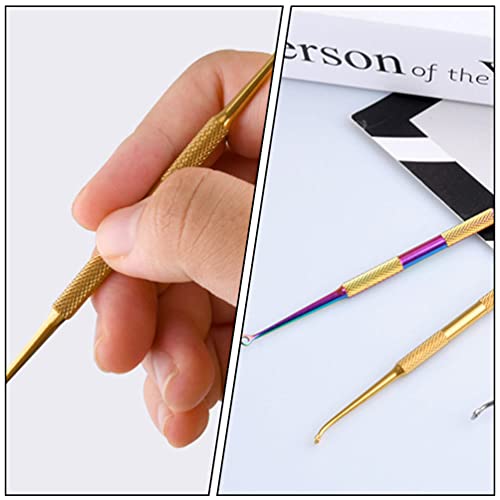 Beaupretty 6Pcs Blackhead Removedores Comedão Extractor Ferramentas Kits de Ferramentas Espinha Doub