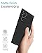 oakxco for Samsung Galaxy S21 Ultra Case Silicone, Ultra Slim Thin Phone Case for Women Girls, Plain Solid Color Minimalist Aesthetic Cute Girly Design, Soft Rubber Gel TPU with Camera Cover, Black