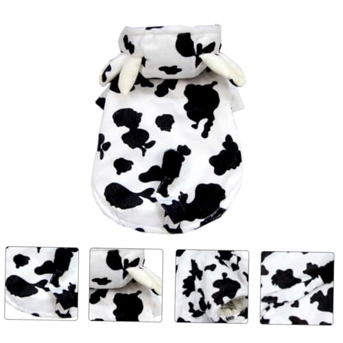 Disfraz para perro con patrón de vaca talla L miniatura 5