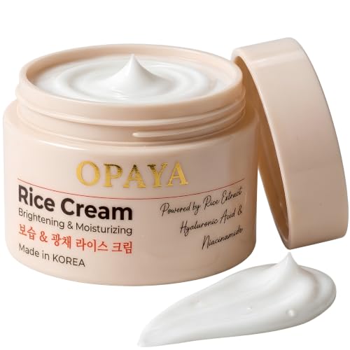 Korean Rice Cream Moisturizer for Face