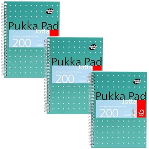 Pukka Pad A5 Metallic Jotta Book 3-Pack Cover