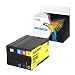 Produktbild MYOFFICE 963XL Tinten CMYK für HP OfficeJet Pro 9010 9010e 9012e 9013 9020 9022e 9023 9014 9015 9022 9025 Kapazität 48 ml Schwarz, 22,9 ml CMY