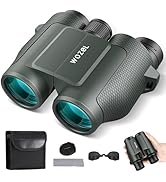 15x32 Compact Binoculars for Adults and Kids - WOZEL High Powered Small Binoculars for Bird Watch...