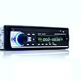 VIGORTHRIVE 520 Car Radio Stereo 60Wx4 Bluetooth Auto Radio 12V in-Dash 1 Din Car MP3 Multimedia Player ISO Connector with FM/USB/SD/AUX