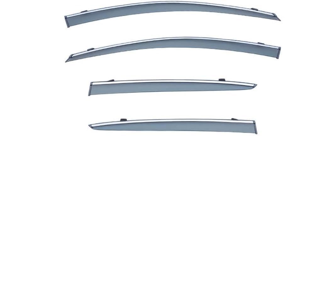 FengXH Window Deflectors for Skoda Superb B6 2009-2015 - 4pc Smoke Tint, Waterproof, Noise Reducing.