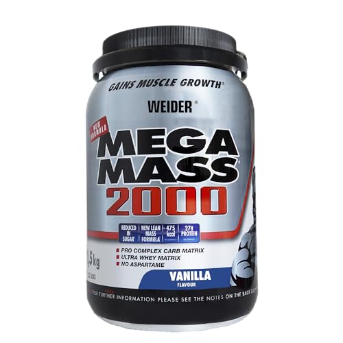 Weider Mega Mass 2000 Vainilla 1500g