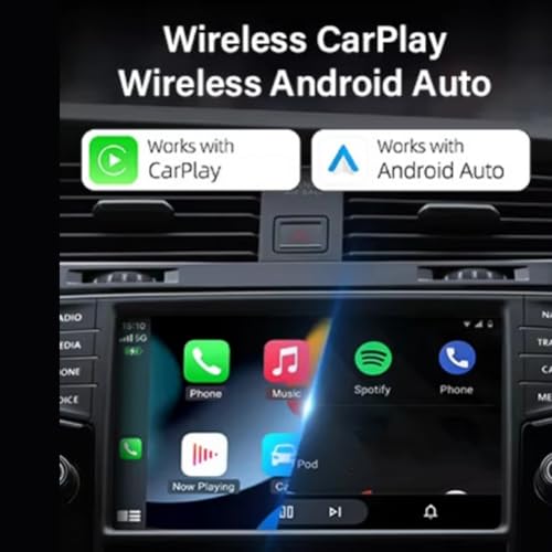 CarPlay inalámbrico soluciones a cables molestos con mini caja inteligente Android Auto Jnchdghwa 5
