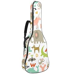 Housse de transport pour guitares acoustiques et classiques – 109 x 42,9 cm – Série tendance – Double fonction de l… - Les Beatles, Paul McCartney, John Lennon, RIngo Starr, George Harrison