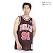 Adult Dennis Rodman Chicago Bulls Mitchell & Ness NBA Black Pinstripe Throwback Swingman Jersey - Men's