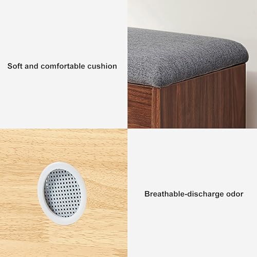 Banc de rangement à chaussures d'entrée et salon modulable - 5