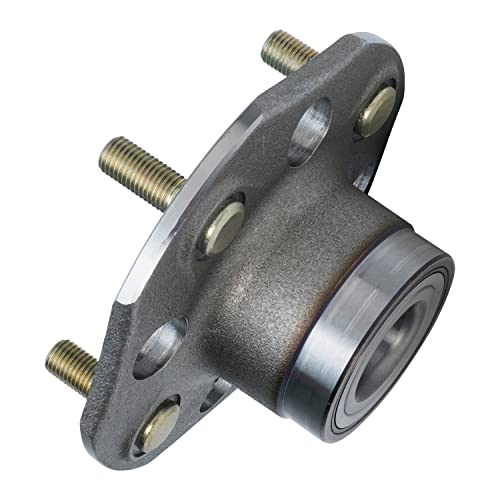 Image of Detroit Axle - 2.3L Rear Wheel Bearing Hubs for 1998-2002 Honda Accord 1999 2000 2001 Wheel Bearing Hubs Assembly Set Replacement [Models w /Rear Drum, w /o ABS]