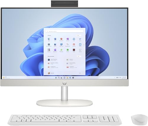 HP All-in-One 24-cr0010ss - Ordenador de sobremesa de 23,8' FHD ( Intel Core i5-1335U, 16GB RAM,...