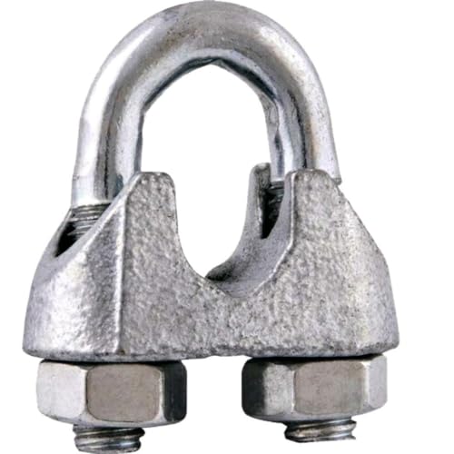 Grampo Clip Para Cabo De Aço 3,2mm 1/8