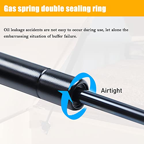 2 Pcs Gas Struts 17 Inch 120 lbs Prop Shock Lift Springs Rod Struts