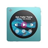 FIIO DISC Portable HiFi Music Player, Dual DAC Digital Audio Player with 3.5mm & 4.4mm Outputs, Bluetooth 5.4 LDAC,Touchscreen (Blue)