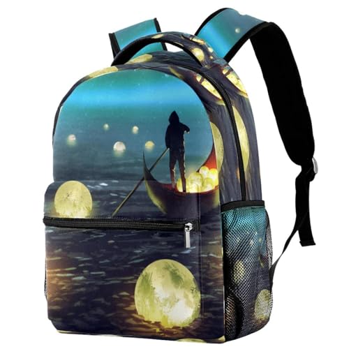 Sac à dos pour ordinateur portable paon rétro grand format pour voyage et lycée