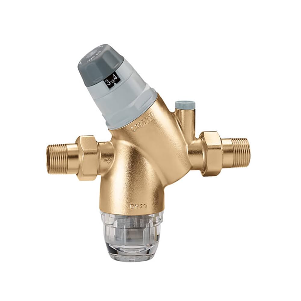 Caleffi Wasserdruckminderer 1 Zoll DN25 mit Wasserfilter Hausanschluss Druckreduzierer Filter Druckminderer für Wasser Hausanlage