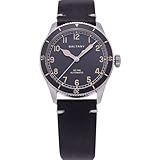 Baltany S2076 Pilot Watch, Aviation Watches for Men with Ceramic Rotating Bezel, Military Watches for Gift (Black Dial Black Bezel)