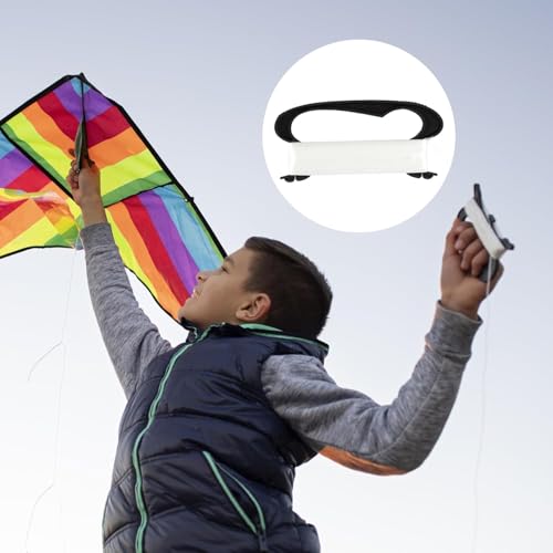 100m Drachenschnur Reißfest Schwarz,Drachenschnur Spule Mit Wickelbrett,Durable Drachen Leine Mit Reel,Flugdrachen Faltschnur für Outdoor Sport,Drachen String für Familien,Gruppenaktivitäten