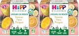 HiPP Biologique Bananes Poires Mangues Coupelles 4x100g (Lot de 2)...