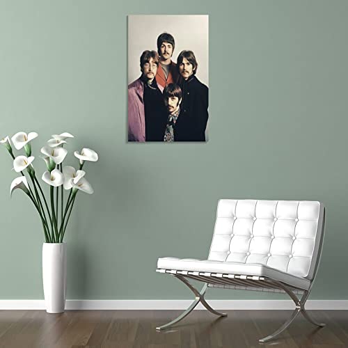 LORGL Poster décoratif sur toile Member of The Beatles – Affiche murale moderne pour chambre à coucher – 50 x 75 cm - Les Beatles, Paul McCartney, John Lennon, RIngo Starr, George Harrison LORGL Poster décoratif sur toile Member of The Beatles - Affiche murale moderne pour chambre à coucher - 50 x 75 cm – Image 6