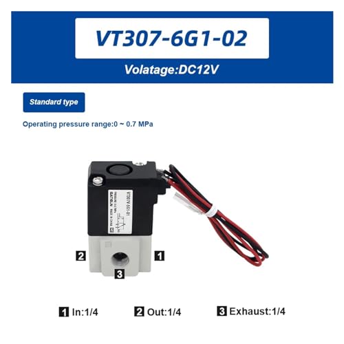 Électrovanne VT307-5G1-01 pour résoudre les pannes de commutation pneumatique
