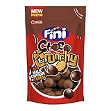 Fini Chococrunchy Bolas de Maíz Crujientes Recubiertas de Chocolate con Leche, 115g