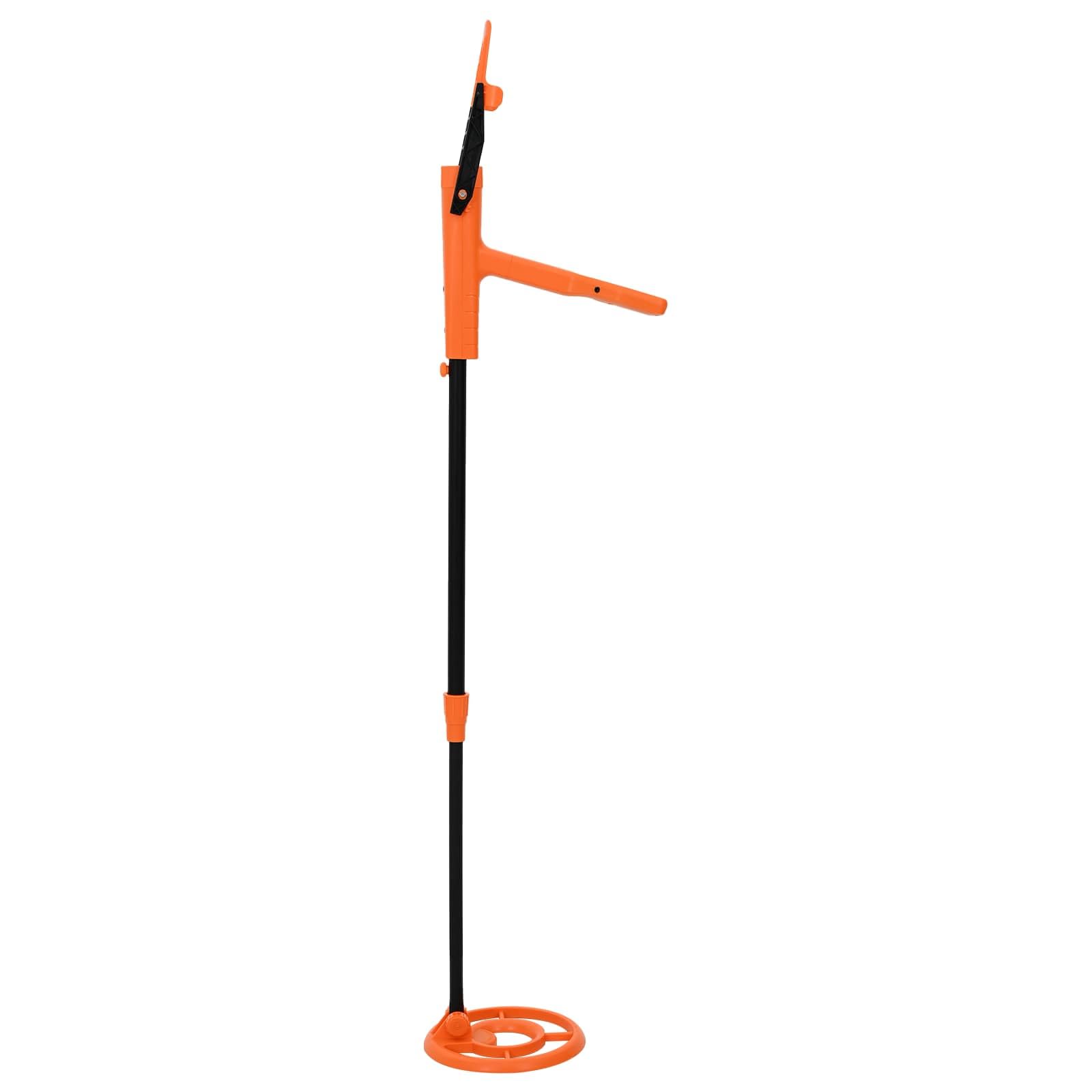Wykrywacz metalu dla dzieci początkujących z wyświetlaczem LCD, wodoszczelna cewka wyszukiwania 19 cm, regulowany uchwyt 85-113 cm, 2 tryby wyszukiwania skarbów