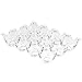 MyGift Clear Acrylic 12 Egg Tray Holder, Refrigerator Egg Crate Storage Rack