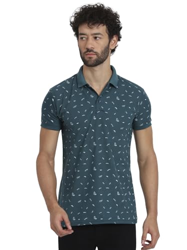 Image of Men Cotton Half Sleeves Regular FIT Polo T-Shirt