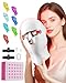 LED Light Therapy Mask Skin Care Mask,Cordless LED Face Mask face & neck Red & Infrared Lights Masks Wavelength,USB C Rechargeable for Home Use Working Travel Yoga