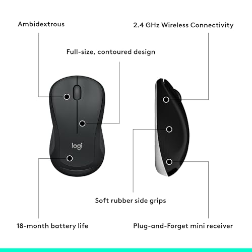 Logitech MK540 Full Size Advanced Wireless Keyboard and Mouse Combo - image 9