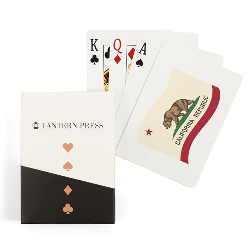 Baraja Poker California State Flag 52 Cartas