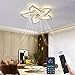 Produktbild Wildcat Deckenventilator mit Beleuchtung,Modern LED Dimmbar Leise Deckenbeleuchtung mit Ventilator, Kreativität 5 flammige Ventilator-Deckenleuchte mit Fernbedienung Lüfter Deckenlampe