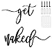 Get Naked Metall-Wortschilder, Wasserdichte Buchstaben Wandkunst, Wanddeko aus Metall, Eisenbuchstaben Wandschmuck, Wandskulpturen zum Aufhängen, Wanddekoration für Badezimmer Wohnzimmer Schlafzimmer Metall Buchstaben günstig Kaufen-Get Naked Metall-Wortschilder, Wasserdichte Buchstaben Wandkunst, Wanddeko aus Metall, Eisenbuchstaben Wandschmuck, Wandskulpturen zum Aufhängen, Wanddekoration für Badezimmer Wohnzimmer Schlafzimmer