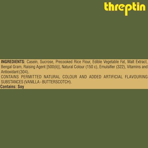 Image of Threptin Protein Diskettes| Healthy Snacks for Men and Women - 275g, High Protein Diskette enriched, Essential Vitamins, Minerals and Antioxidant -Vanilla Flavor|100% Veg
