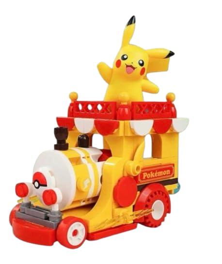 Pokémon Party Parade Building Blocks Toy Set | Keeppley | Lego Compatible | Simplified Chinese | 15+ Years | Train Car