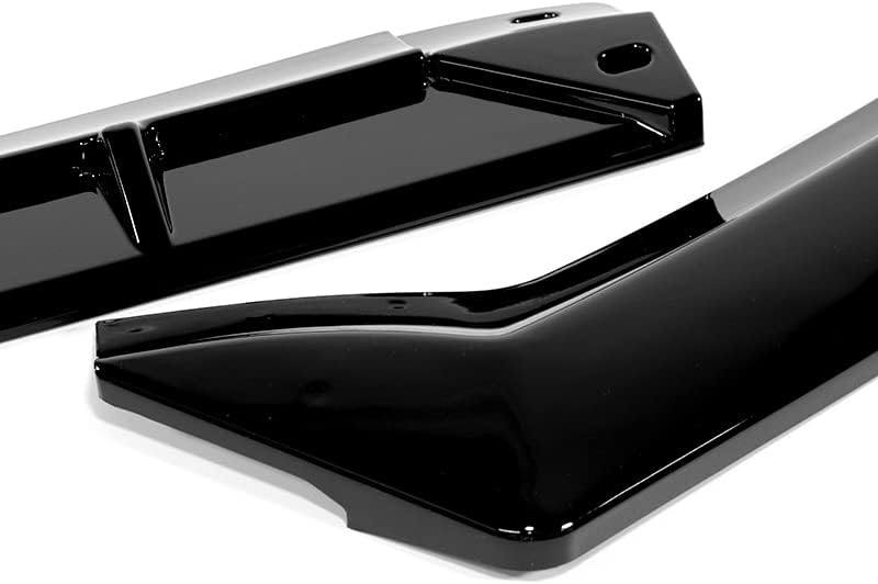 Miniatura 10 de EPARTS - Juego de 3 piezas de plástico ABS para parachoques delantero estilo STP, protección compatible con Acura TSX 2011 2012 2013 2014 (pintado