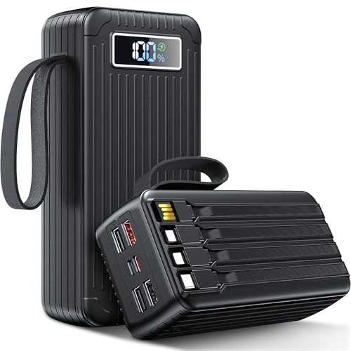 60000mAh Batterie Externe, PD 30W 3.0A USB C Power Bank Charge Ra...
