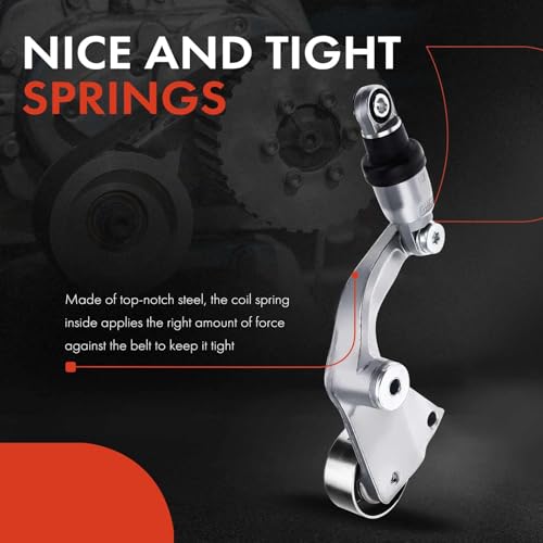 Image of A-Premium Belt Tensioner Assembly with Pulley Compatible with Honda Civic 2006 1.8L Petrol, Replace# 31170RNAA01, 31170RNAA02