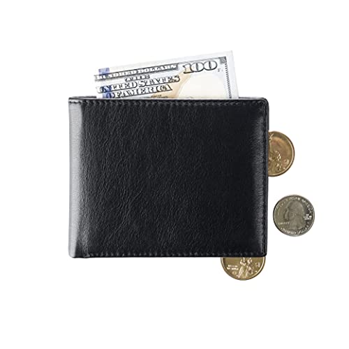 PARRIGAI Classic Men's Bifold Wallet with Luxury Gift Box RFID Blocking Calfskin Leather Wallet for Men - Image 5